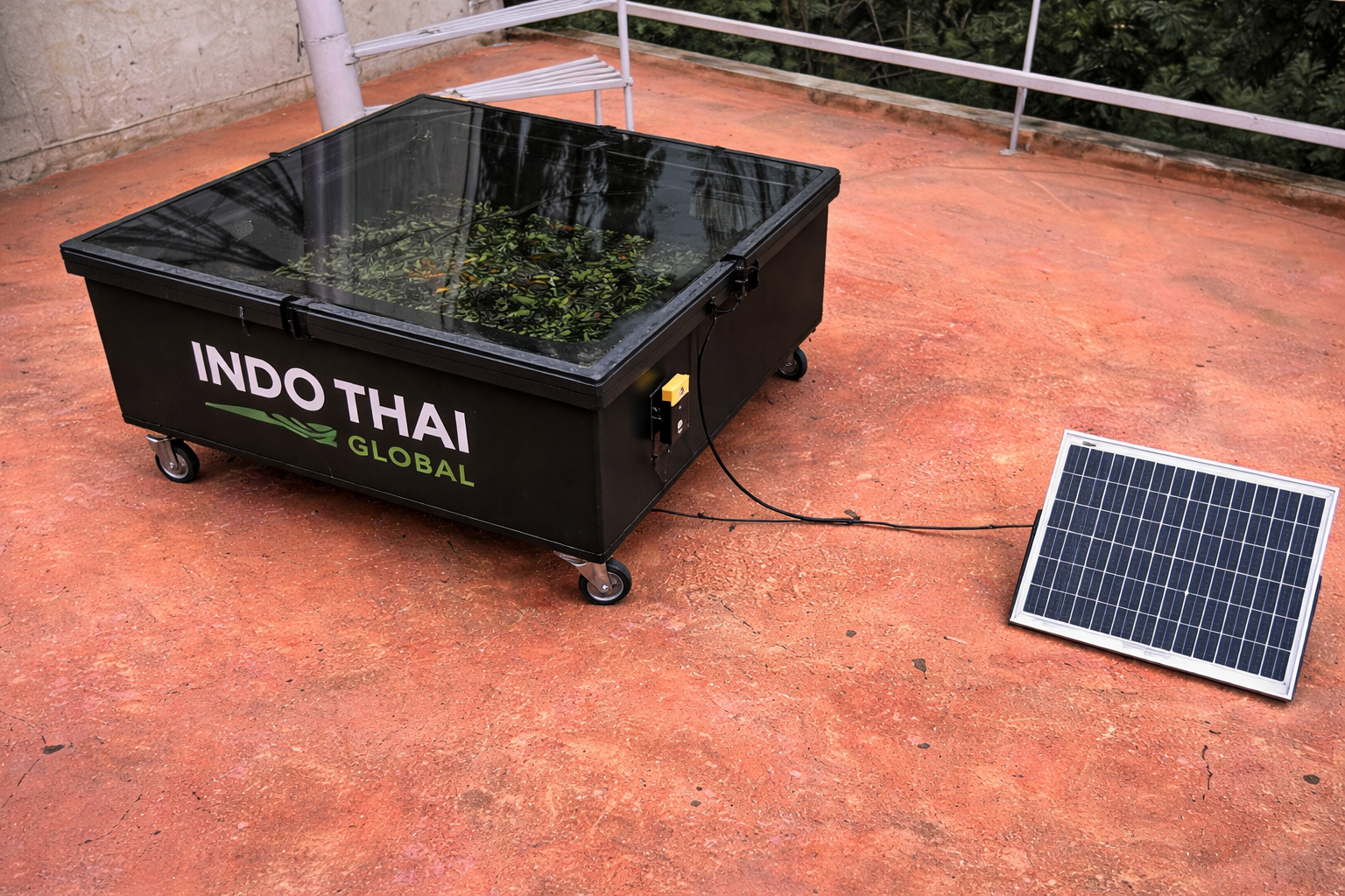 Solar Dryer side view