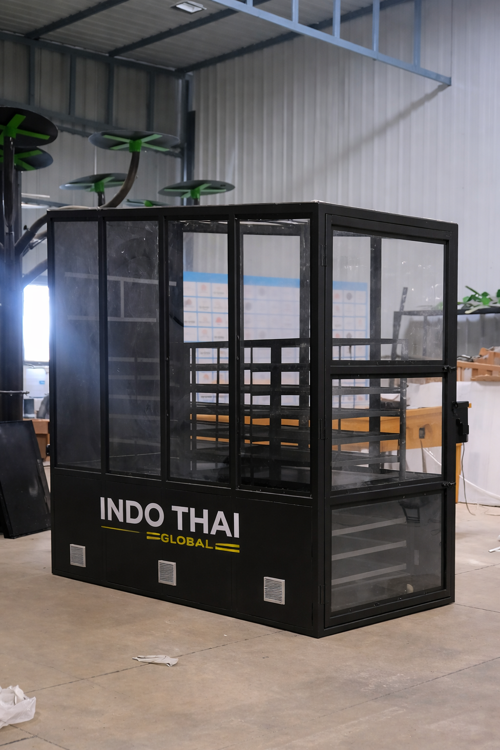 Solar Dryer side view