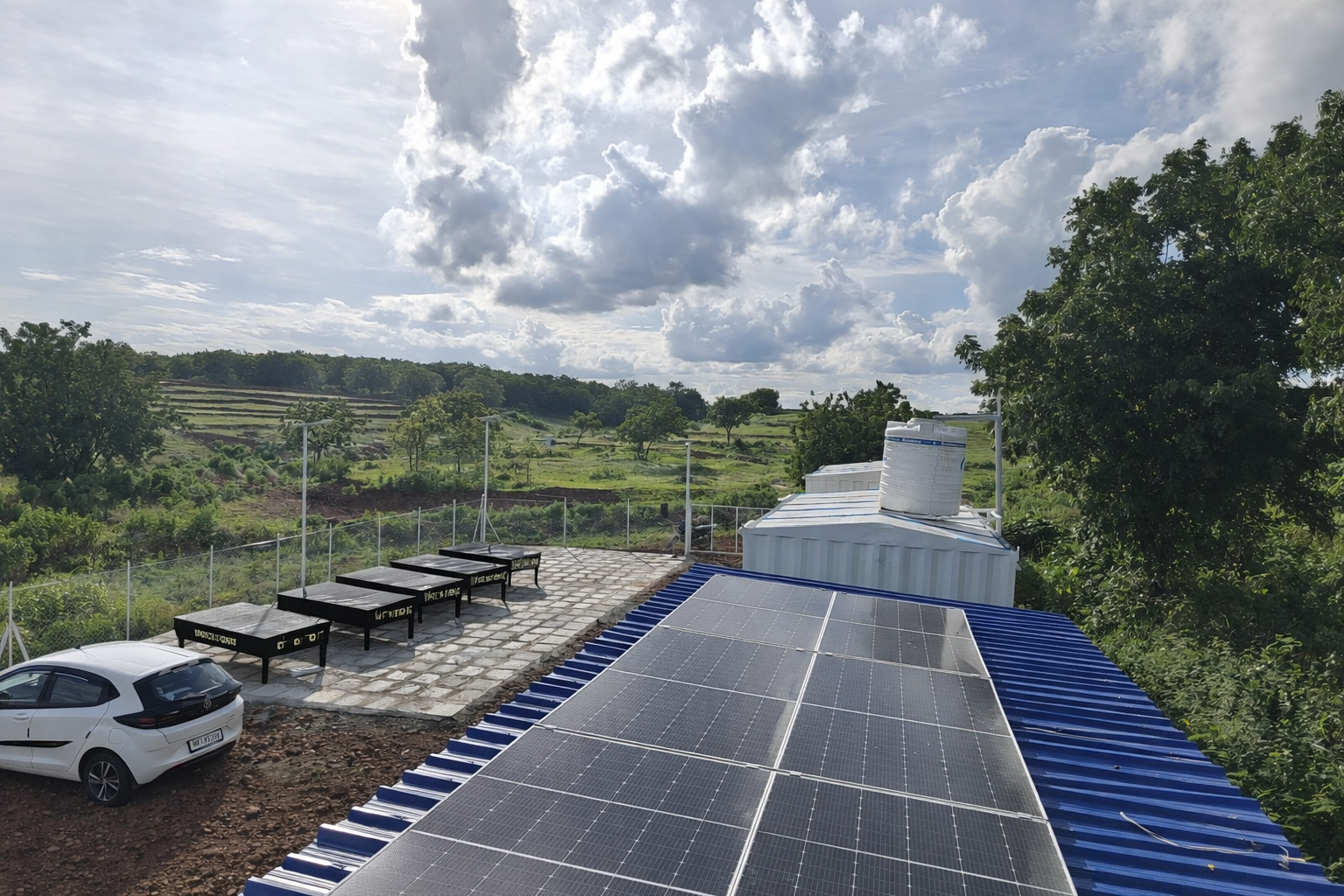Solar Dryer side view